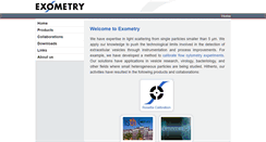 Desktop Screenshot of exometry.com