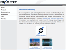 Tablet Screenshot of exometry.com